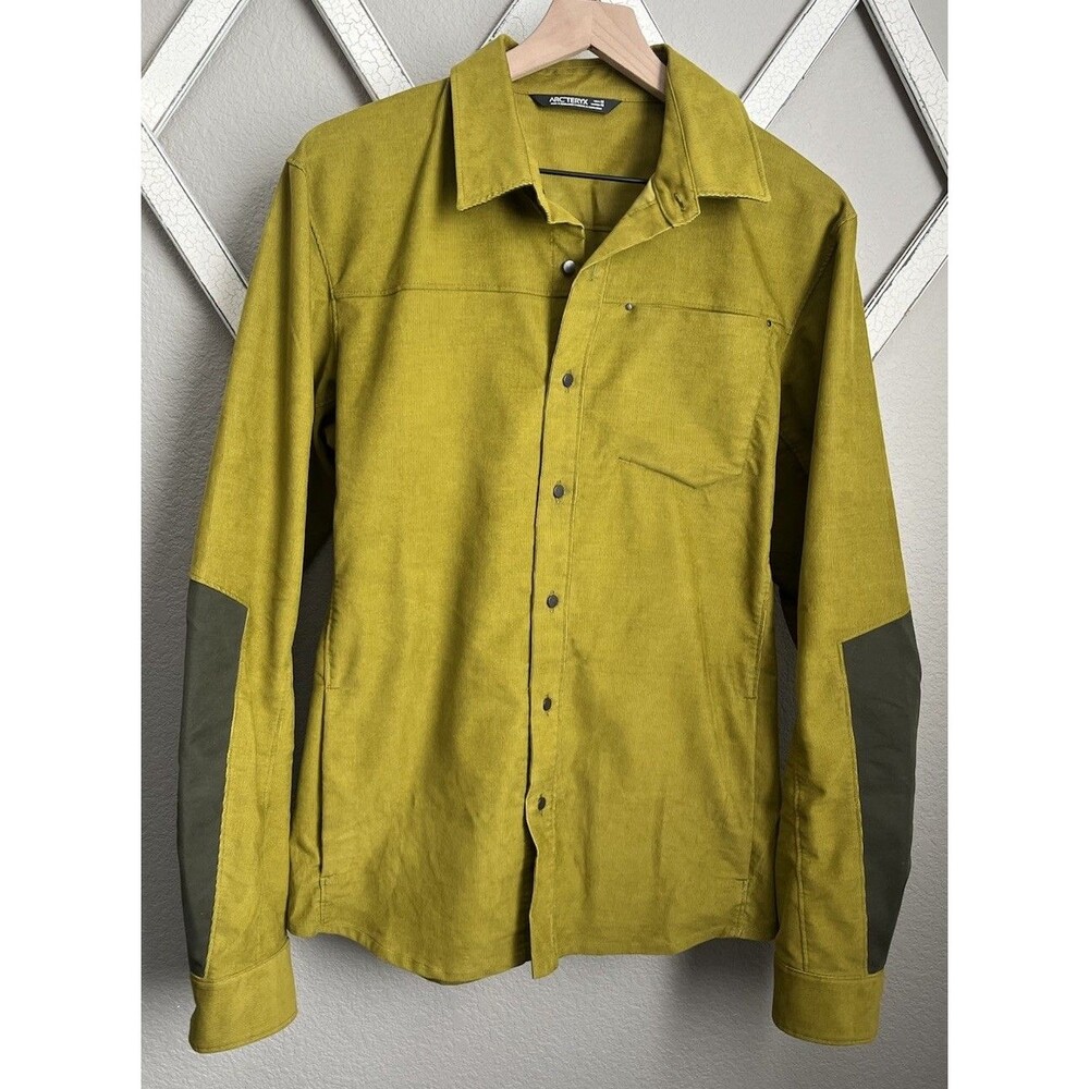Arc'teryx Merlon Men's M LS Corduroy Shirt Jacket Shacket Casual Outdoor - Olive
